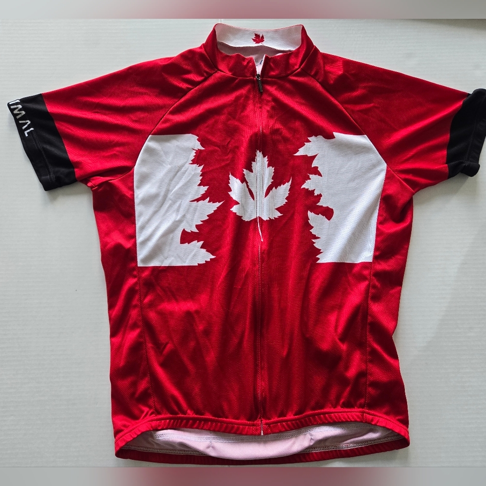 Primal Red and White Cycling Jersey
